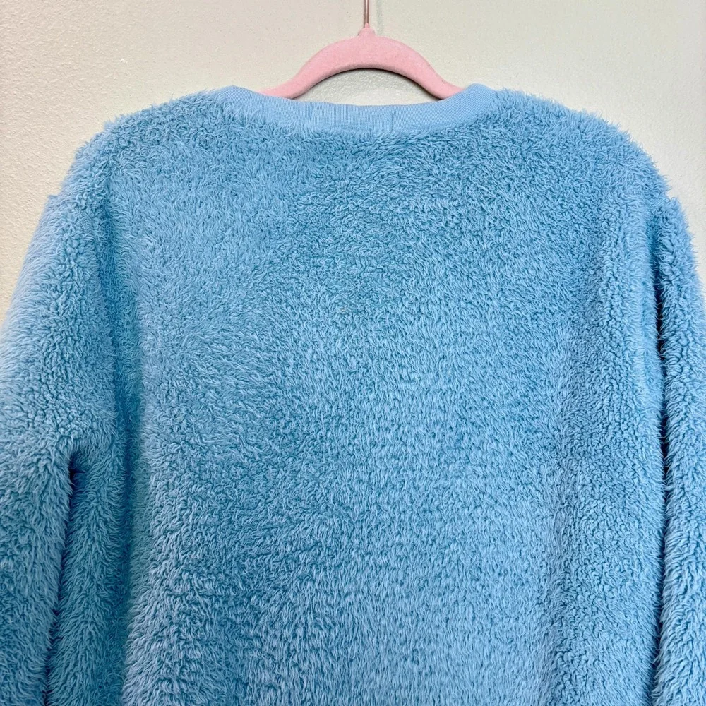 POLO RALPH LAUREN Polo Sport Blue Plush Pullover Sweater Men's‎ Medium M